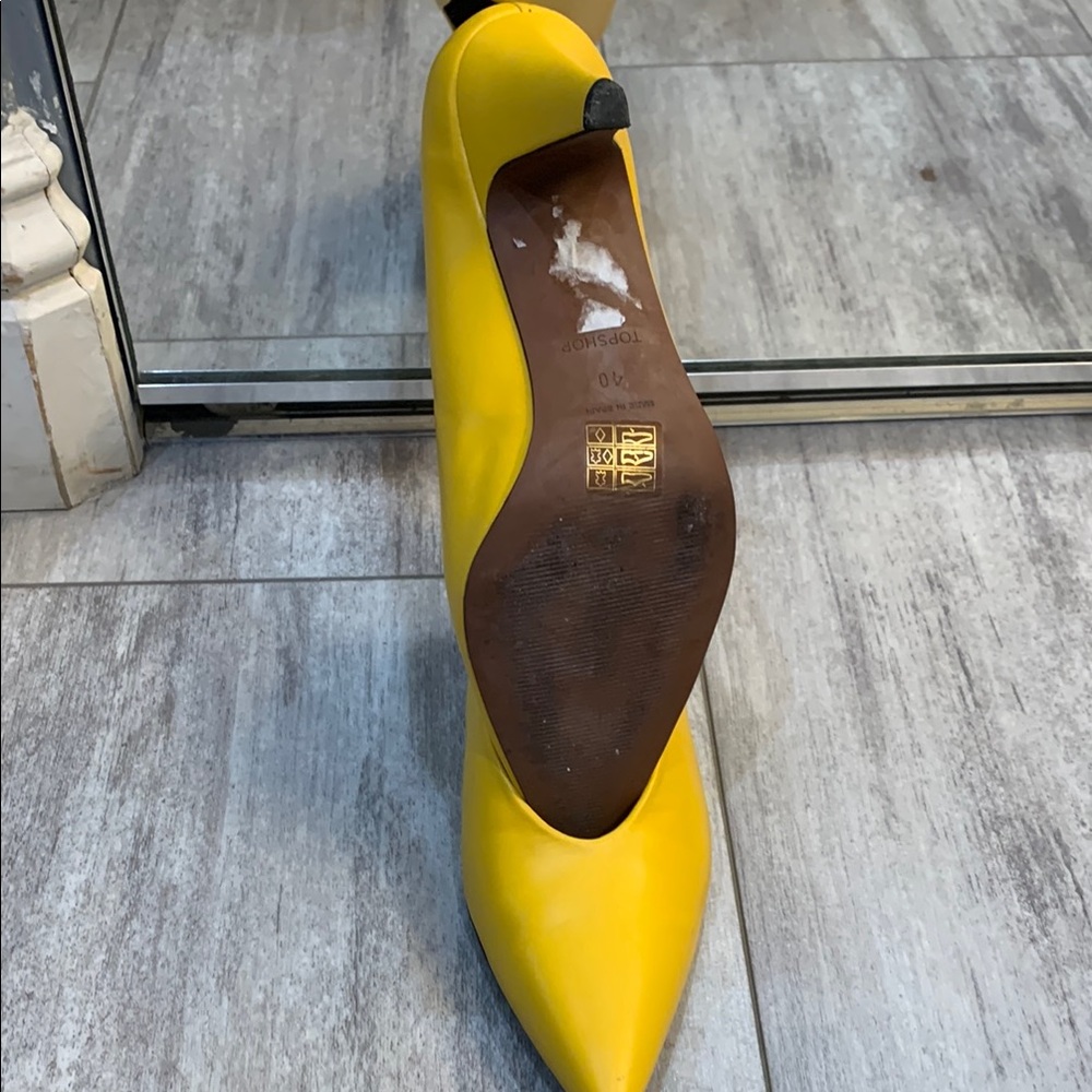 Topshop Yellow Women's Shoes - Picture 2 of 3
